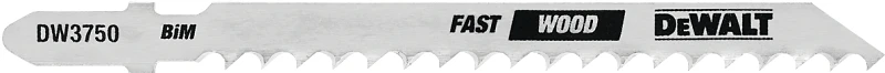 Dw3750-5 4 In. T-shank Jig Saw Blade, 6 Tpi, Pack Of 5
