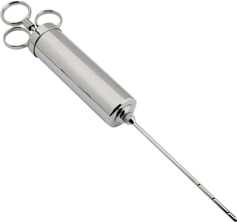 23-0404-w 4 Oz Marinade Injector With 6 In Needle And 10 Holes