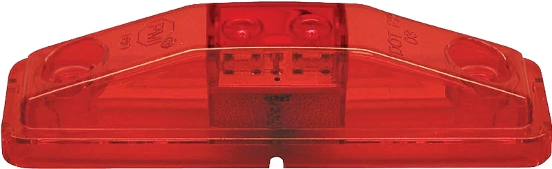 V169kr Led Marker Light Kit, 9-16 V, Red Lens, Surface Mounting