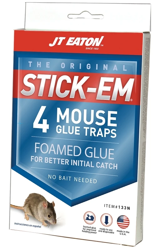 J.T. Eaton 133N Glue Trap, 3-1/4 in W, 4-1/2 in H