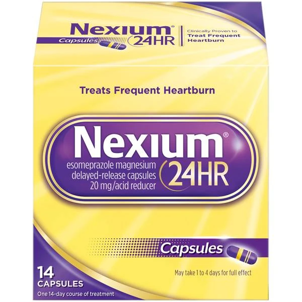 Pfizer Nexium 24HR, 14 Count Capsules - WYETH CONSUMER HEALTHCARE