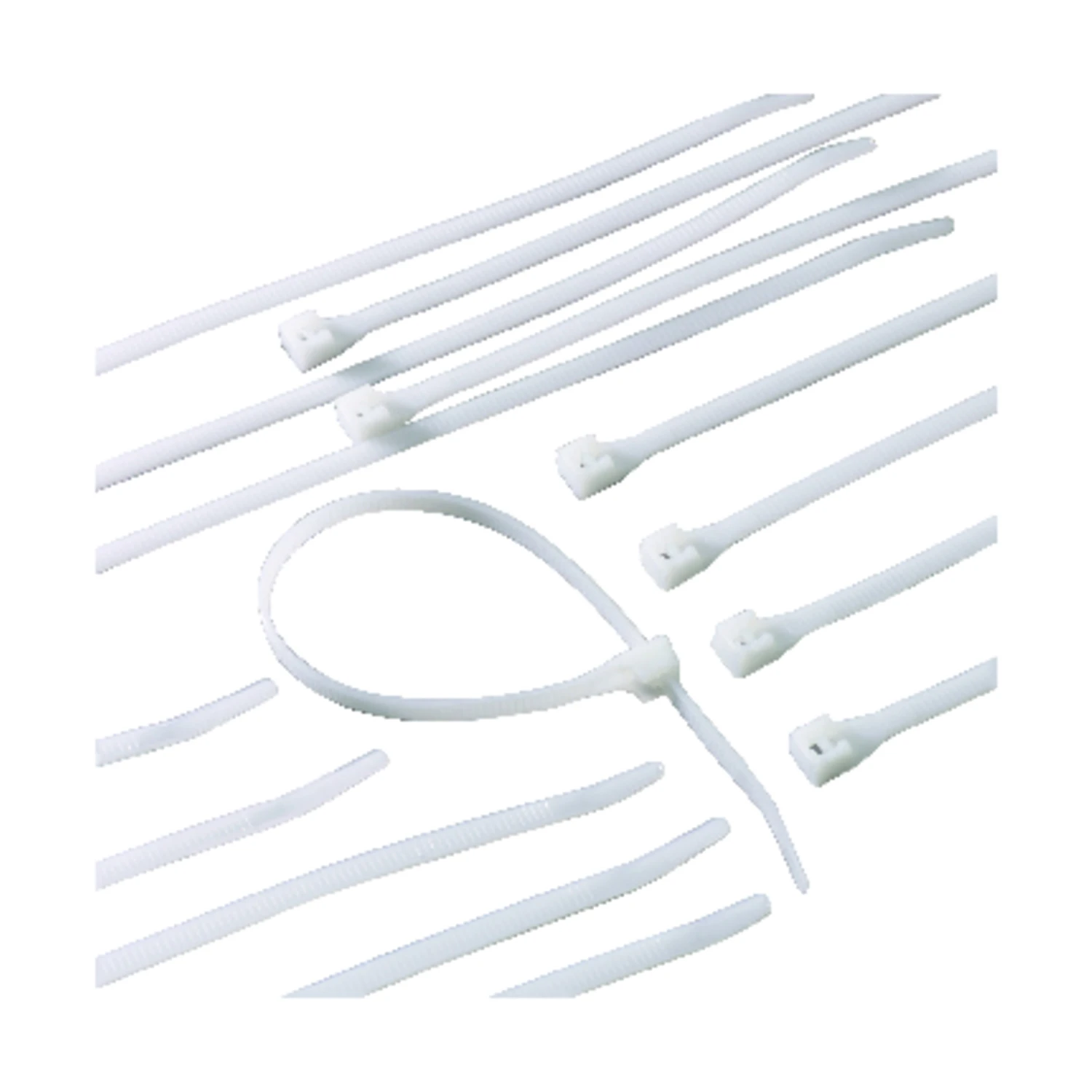 46-210 Doublelock 11 In. Natural Nylon Cable Tie (100-pack) - 0.13 In. Width