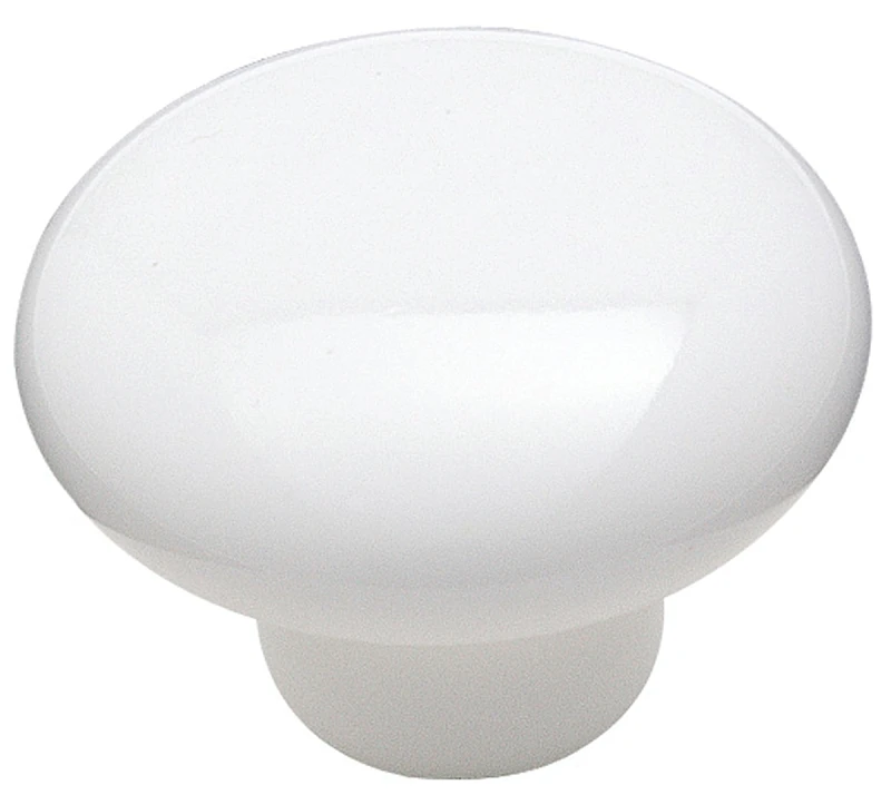 Allison Value Series 217wht 1-1/2 Inch White Ceramic Cabinet Knob