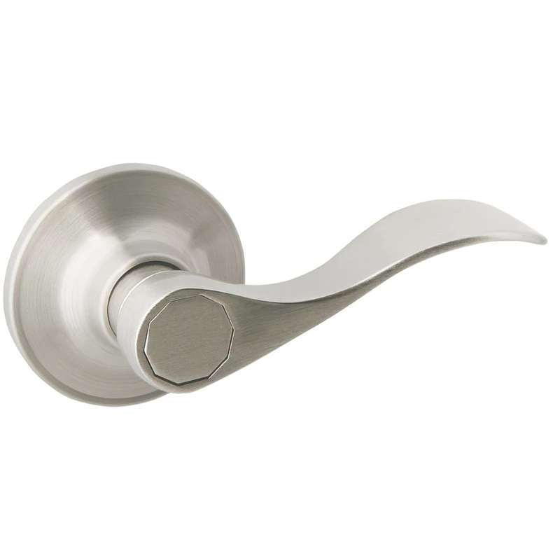 Springdale Satin Nickel Dummy Door Lever, Reversible For Left Or Right Handed