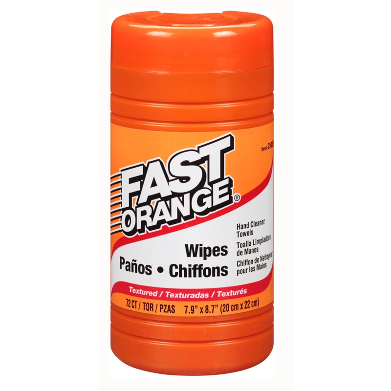 Fast Orange 25051 Cleaning Wipes, Citrus, White