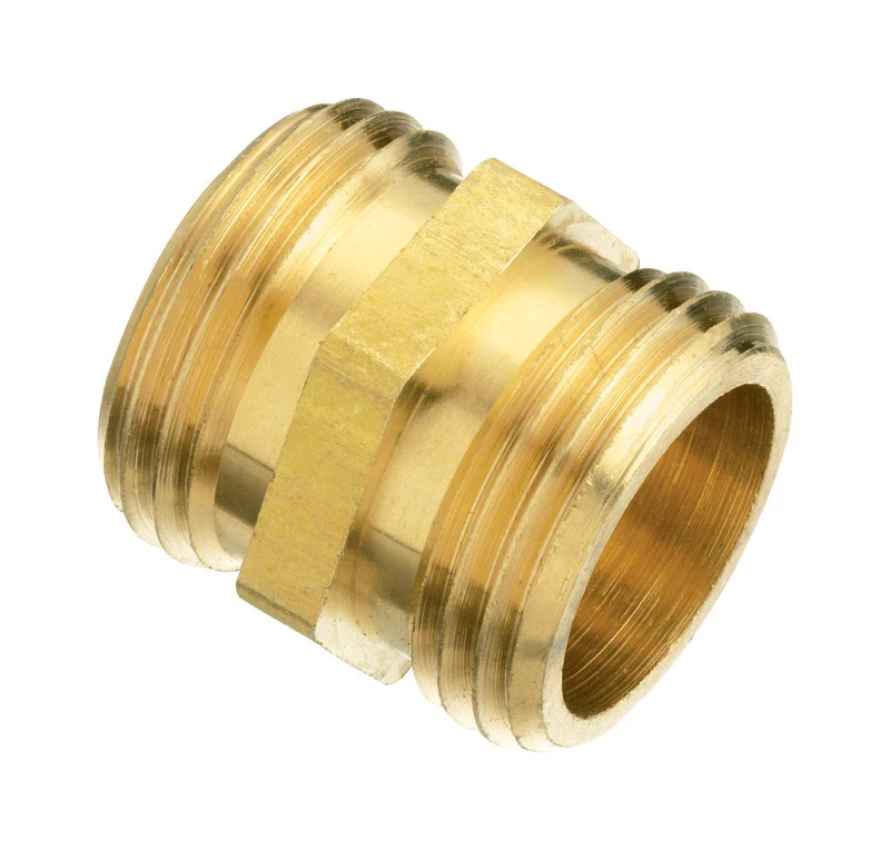 Pp850-60 Brass Hose Adapter, 3/4 X 3/4 In, Mht X Mht, 1 Pk