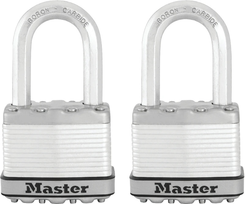 Magnum 2 In. Keyed Alike Padlock With 1.5 In. Shackle, 2-pack, M5xtlf