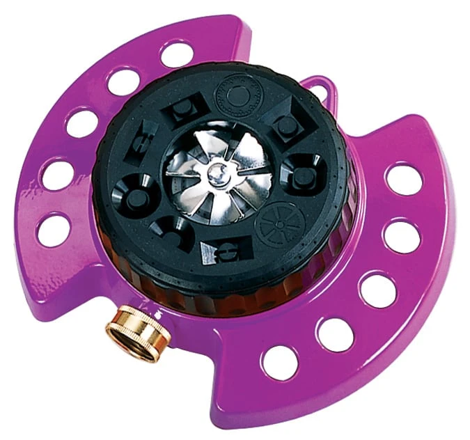 10-15026 Colorstorm Nine Pattern Turret Sprinkler In Berry