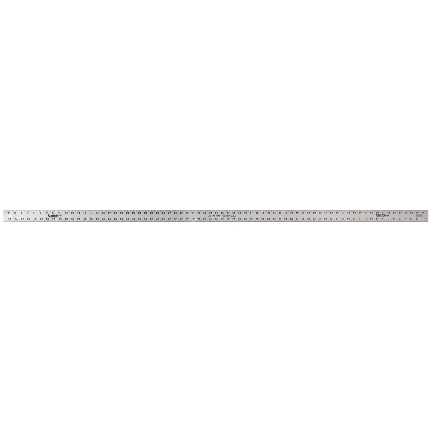 Straight Edge, Aluminum, 72-In.