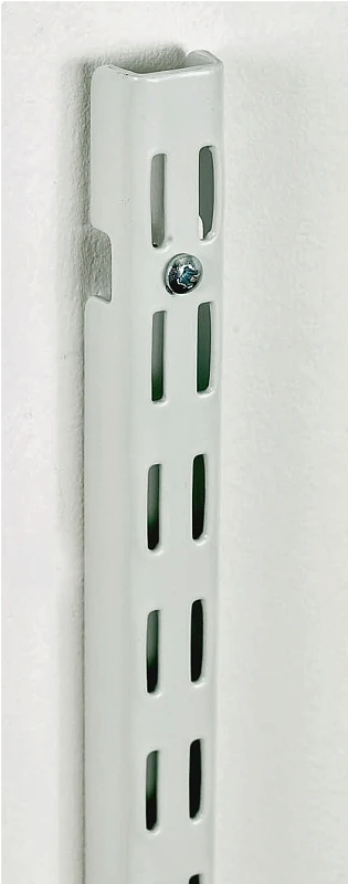 84-In. White Wall Shelf Track