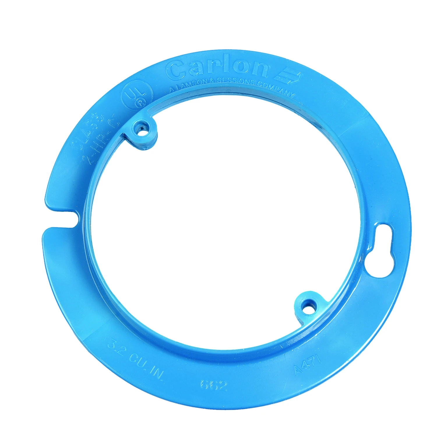 A471rr 1/2 In. X 4 In. Open Round Pvc Raised Cover For Electrical Boxes