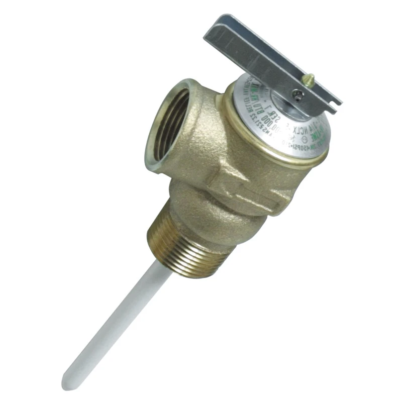 T & P Relief Valve, 4 In. Thermostat, 3/4 In. MI & FO