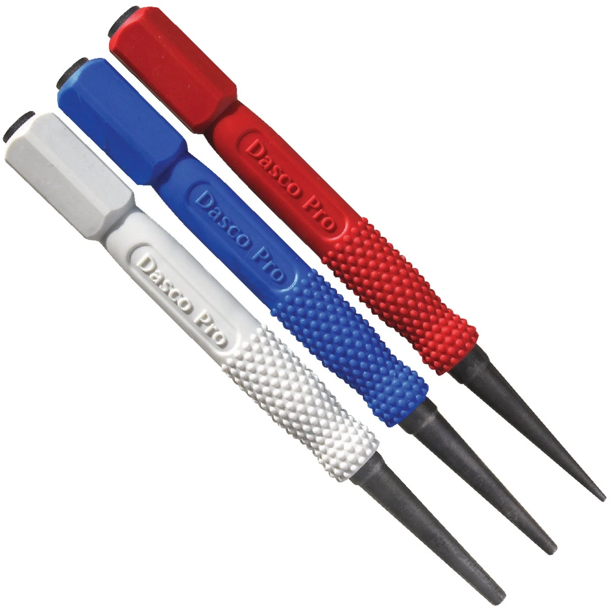 High Carbon Steel Pro Nail Setter Set (3-piece) - 1/32 In., 2/32 In., 3/32 In.