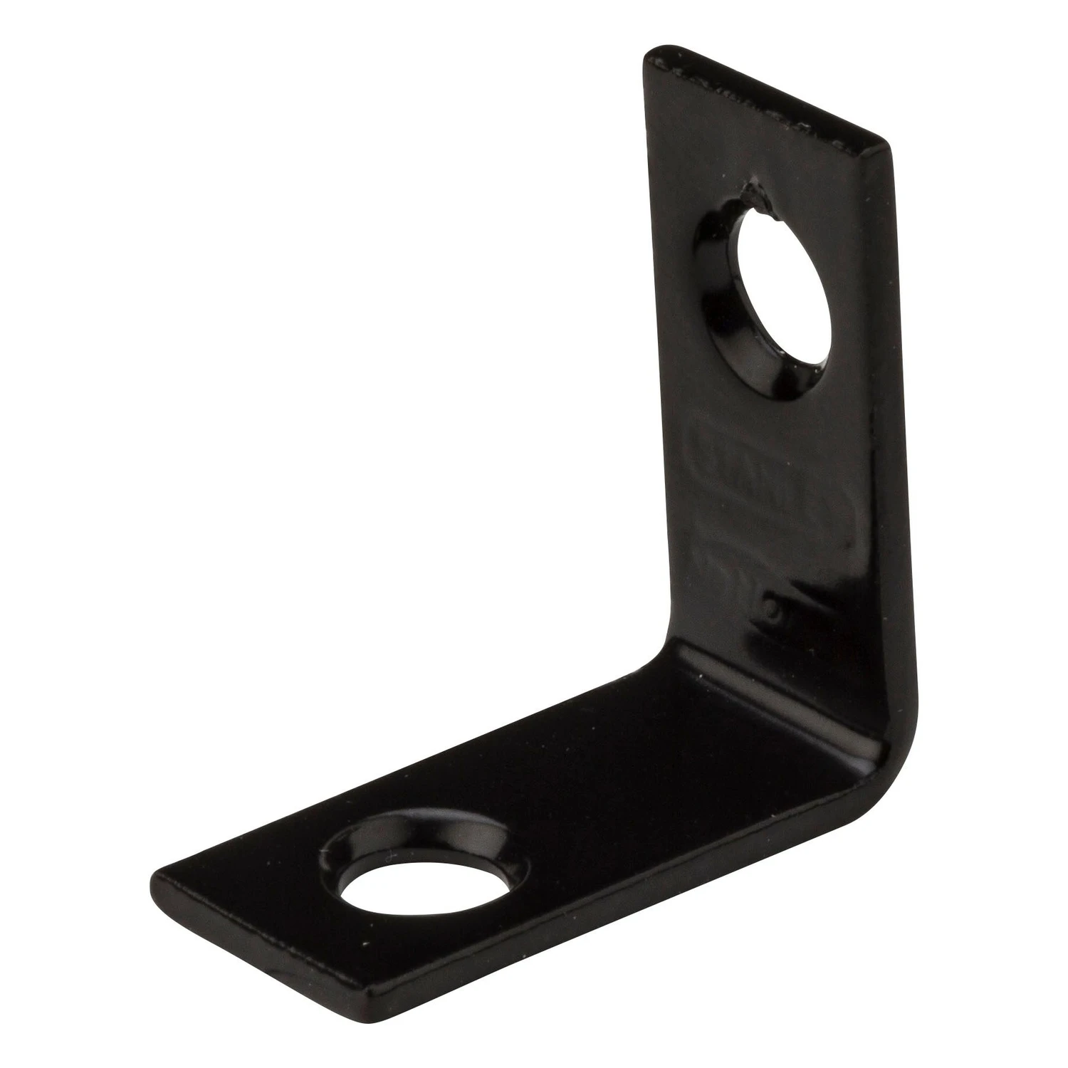 Corner Brace Angle Reinforcement, Black, 1/2 x 1 In.
