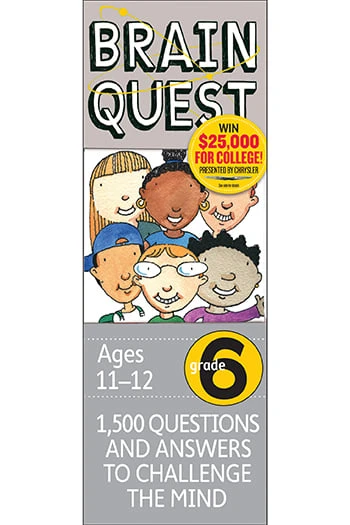 Brain Quest Grade 6 Revised 4th Edition - 1,500 Questions And Answers