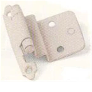 28642 White 3/8 In. Self-closing Inset Hinge, 2-pack With Screws