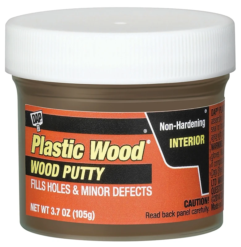 Plastic Wood 3.7 Oz. Light Walnut Wood Putty, Model 21251, Ideal For Interior Repairs