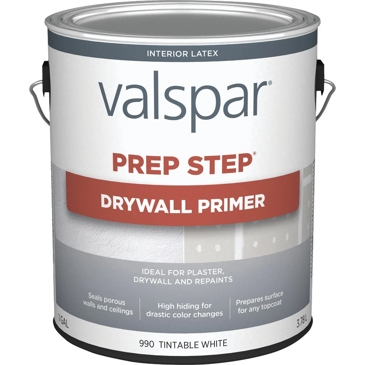 Prep-step Interior Latex Primer, White, 1 Gal, Model 044.0000990.007