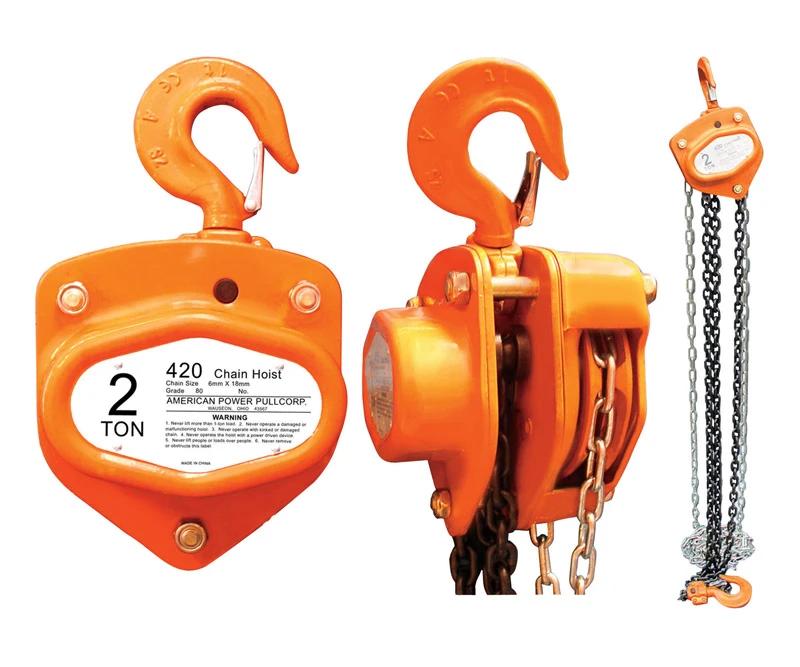 2-Ton Lift Chain Block Hoist, 10 Ft.