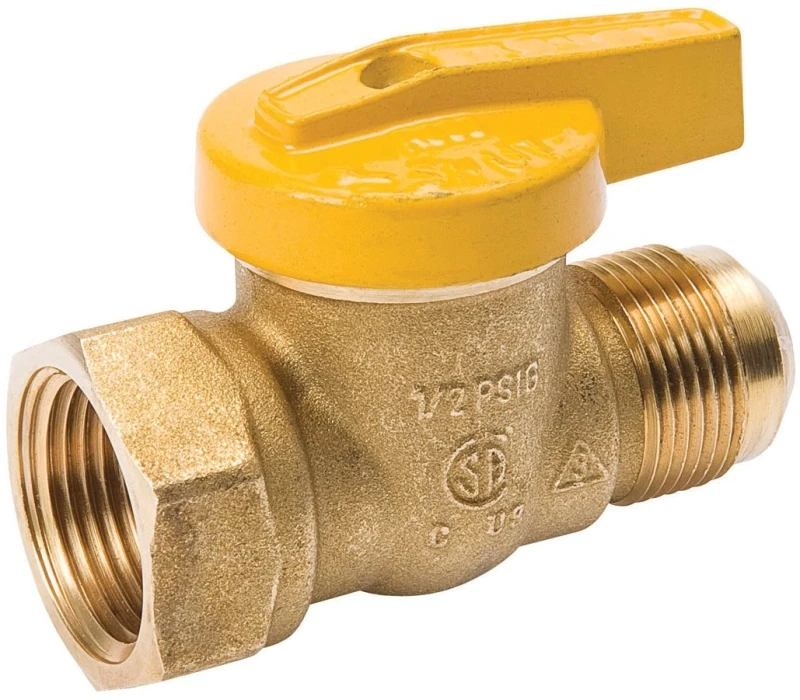 Gas Ball Valve, 15/16 x 3/4-In.