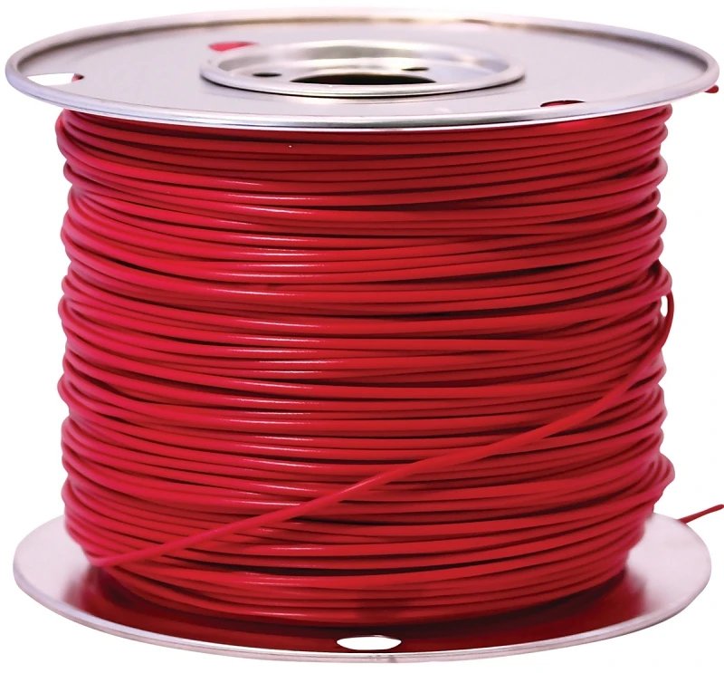 Primary Wire, Red PVC, 10-Ga. Stranded Copper, 100 Ft.