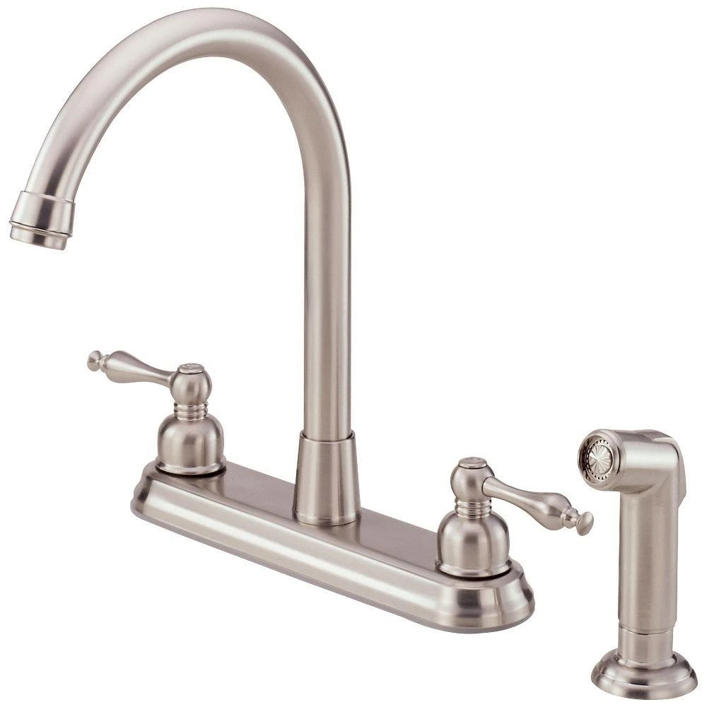 Sheridan 2-handle Kitchen Faucet With Veggie Spray, Stainless Steel, Model D422055ss