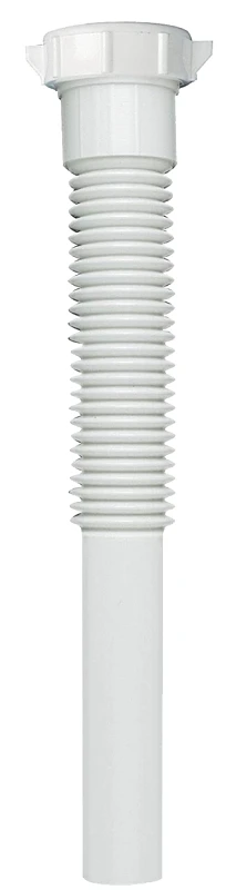 Pp812-5 Flex N Fix Extension Tube, 1-1/4 In Diameter, 9 In Length, White