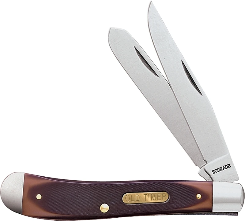 94ot Folding Pocket Knife, 3.875 In Blade, 2-blade High Carbon Stainless Steel