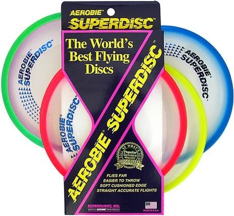 Superdisc Flying Disc - 10 Inch Diameter, Assorted Colors