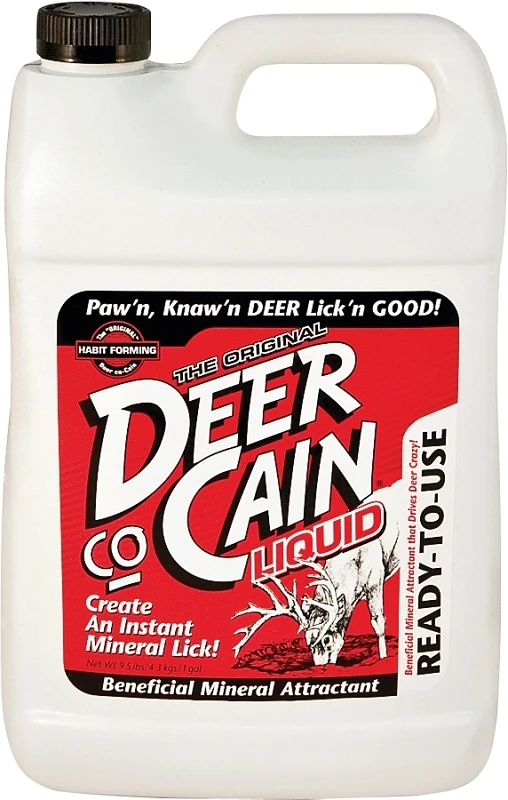 Deer Cane 1 Gallon Liquid Mineral Attractant For Deer
