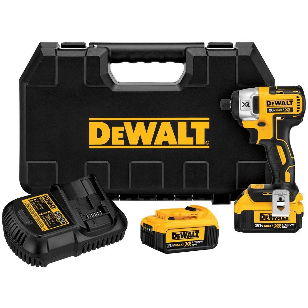 20-volt Max Lithium-ion Brushless 1/4 In. Cordless Impact Driver Kit Dcf886m2