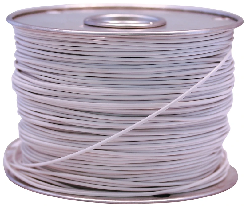 Road Power 100 Ft. 14 Ga. Pvc-coated Primary Wire, White, Model 55669023