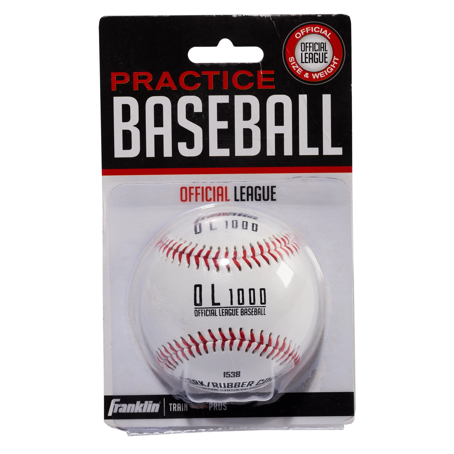 Official League Baseball 9 In, Cork/rubber, Model 1532, 5 Oz