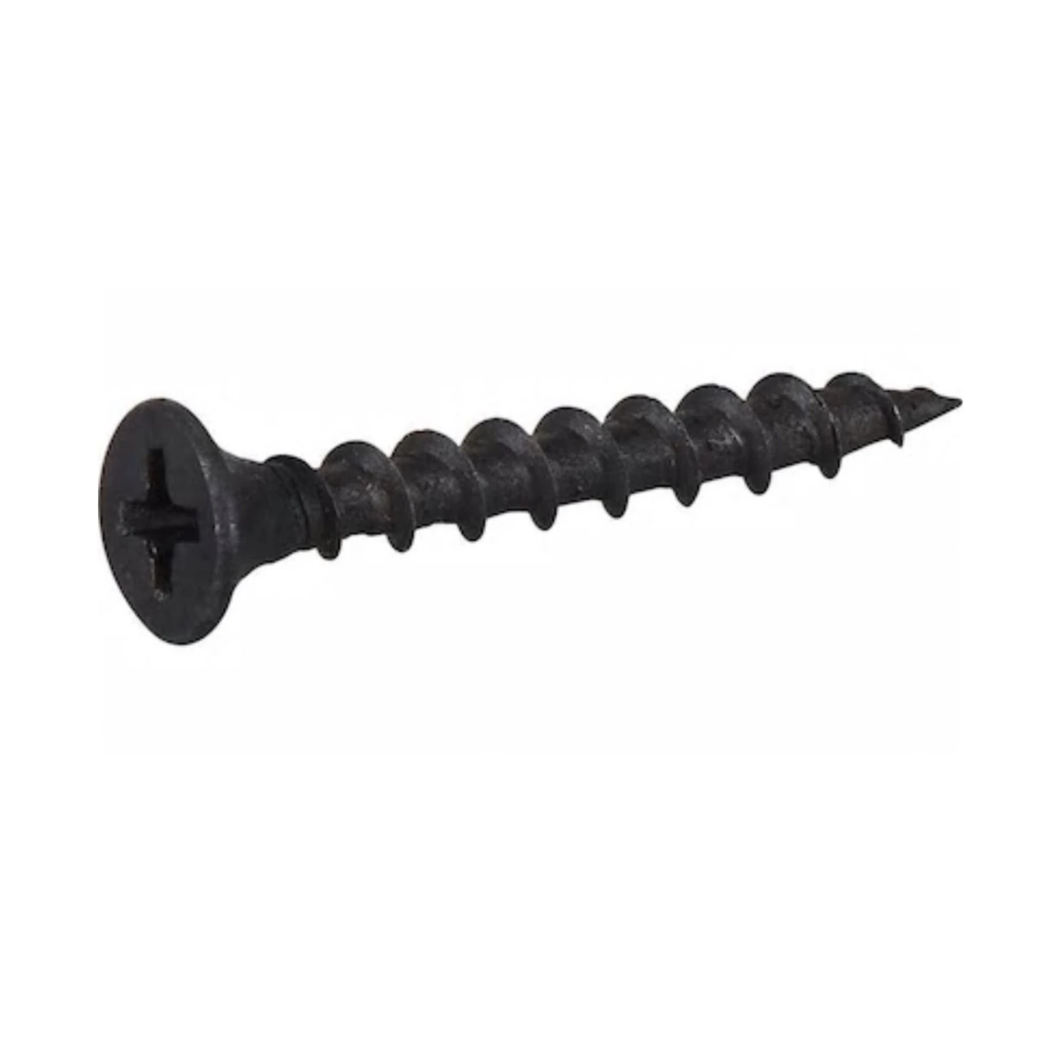 Grip-Rite 1-lb #6 x 1.25-in Bugle-Head Black Phosphate Drywall Screws