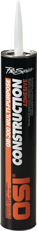 Osi 28 Oz. Qb300 Multi-purpose Construction Adhesive - Waterproof Tan Adhesive
