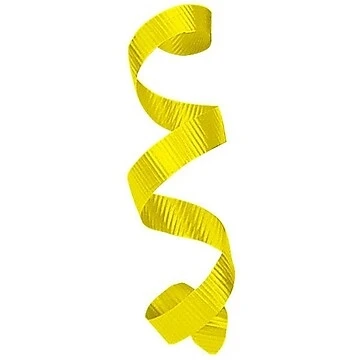Splendorette Crimped Curling Ribbon 3/16 Inch Wide X 500 Yards - Sunshine