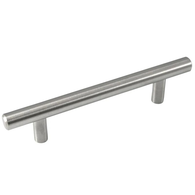 Melrose 3-3/4 In. (96 Mm) Brushed Satin Nickel T-bar Cabinet Pull 1 Pk