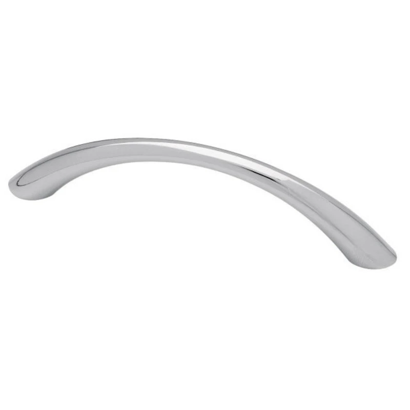 Tapered Bow Pull 3-3/4 In. Polished Chrome, Model 75126, Contemporary Design