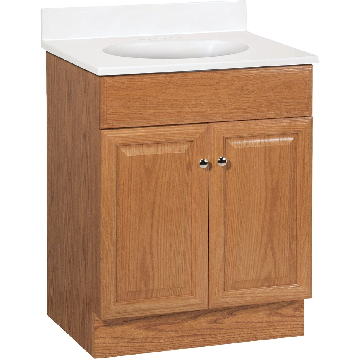 Richmond Oak Vanity Combo 24 In. W X 18 In. D X 32 In. H