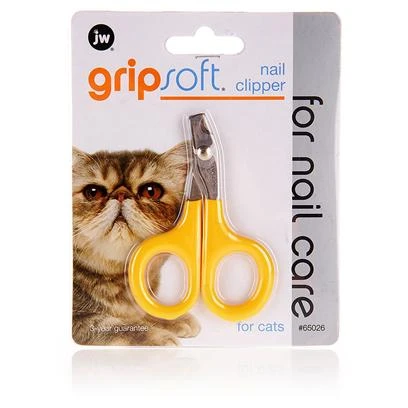 Cat Nail Clippers, Gray & Yellow