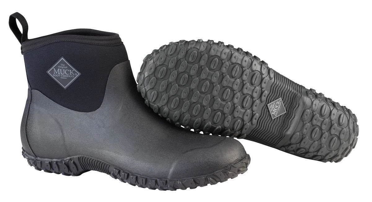 Muckster Ii Ankle High Waterproof Boots, Black, Men's Size 11