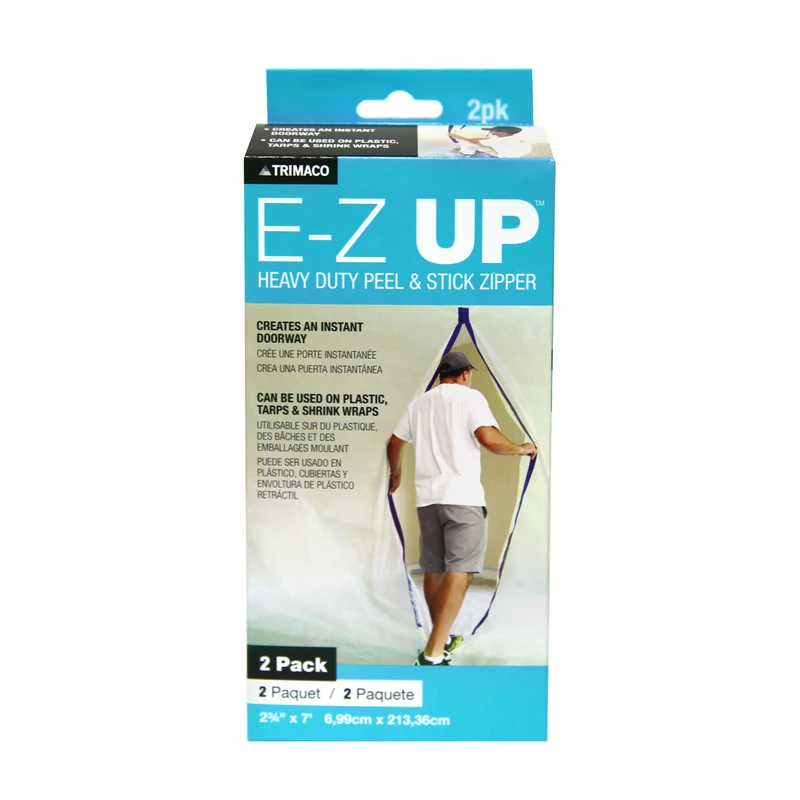 Peel + Stick Zipper 2-pack, 2.75 In. W X 7 Ft. L, Model 06184/4