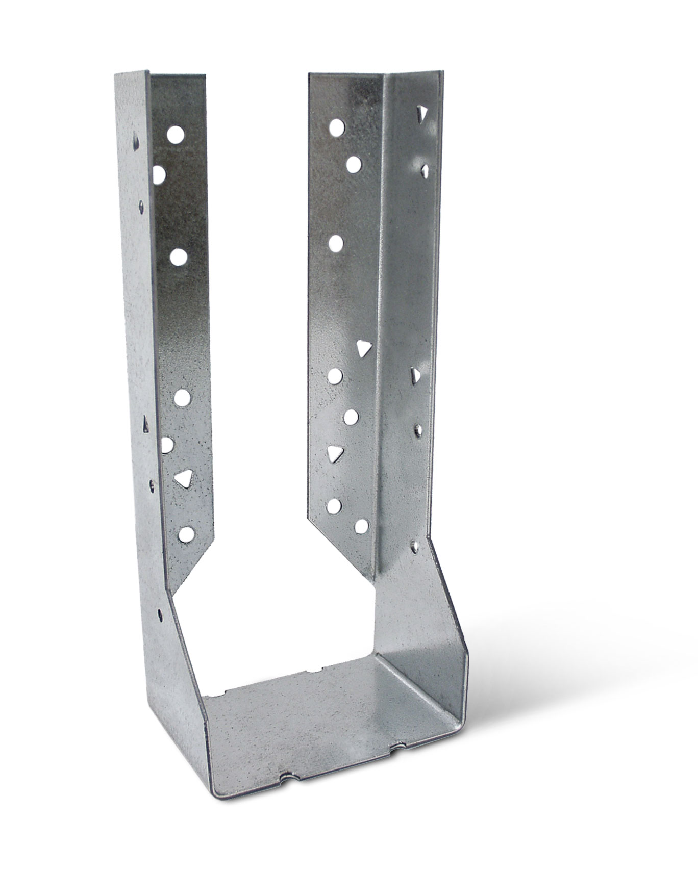 Concealed Flange Hanger, Galvanized Steel, 14 Gauge, 4 x 10 In.
