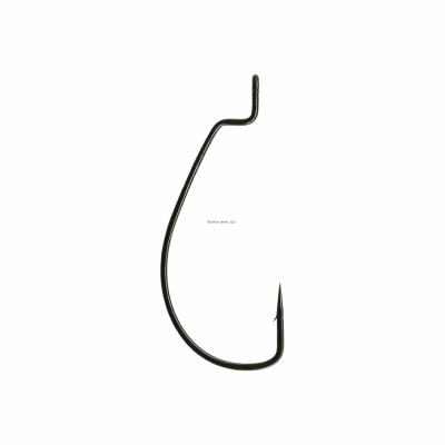 Plastic Worm Fish Hook, Size 1/0, 6-Pk.