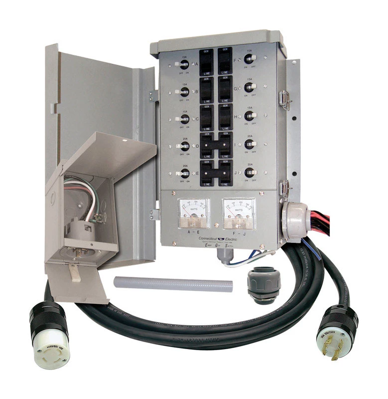 G2 30 Amp Manual Transfer Switch Kit Egs10750g2kit