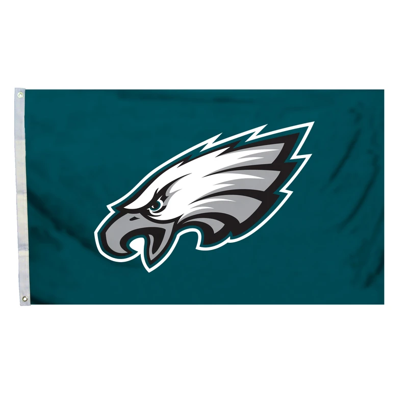 Philadelphia Eagles Flag 3 Ft. H X 5 Ft. W With Grommets