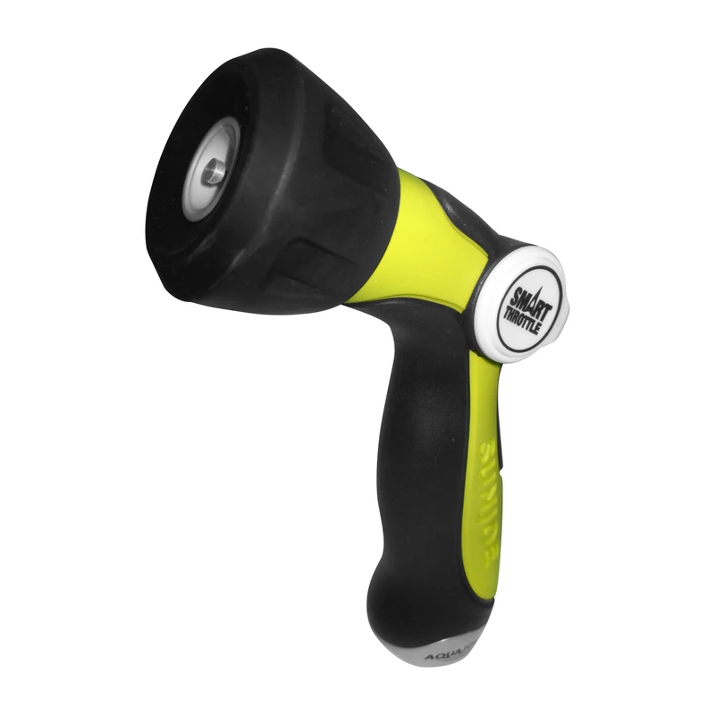 Aqua Joe 1-touch Adjustable Hose Nozzle With Smart Throttle Control And Quick Disconnect