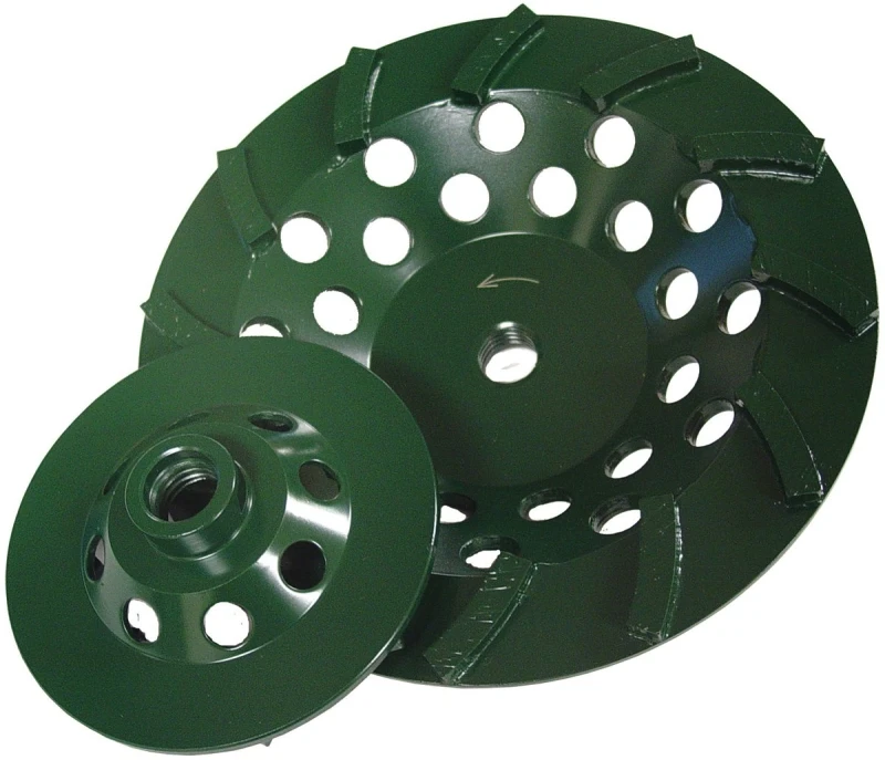 94127 4-inch Green Cup Grinder With 5/8-11 Arbor For Fast Grinding
