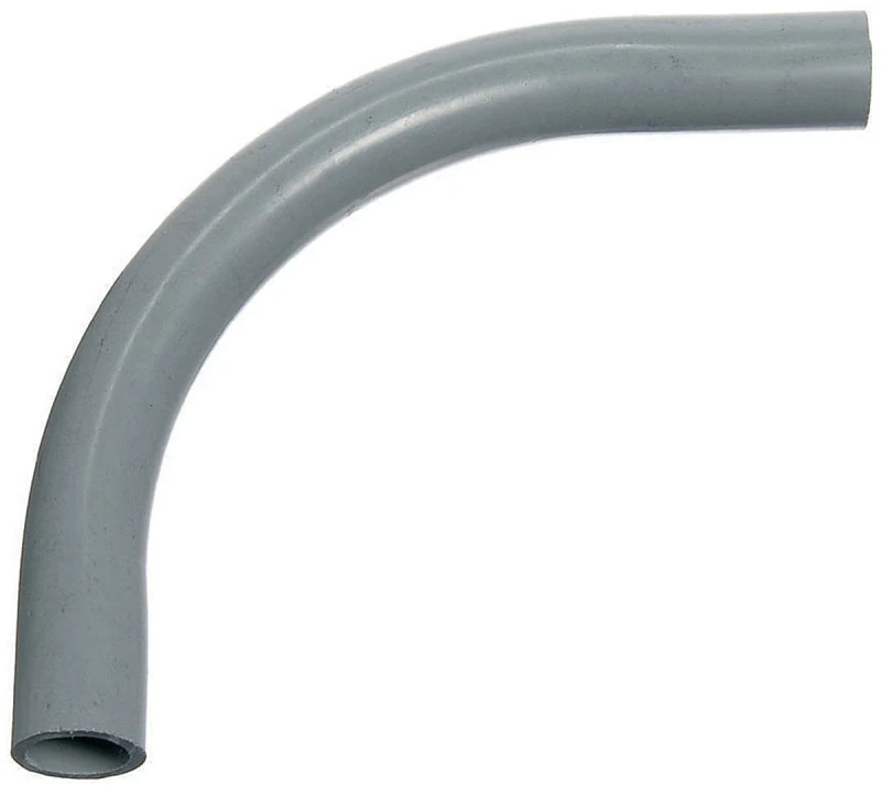 Ub9al-car 3 In. Schedule 80 Pvc 90 Degree Elbow, Non-metallic, Gray
