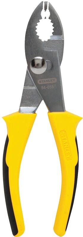 84-055 6 Inch Slip Joint Pliers With Ergonomic Handle And Adjustable Joint